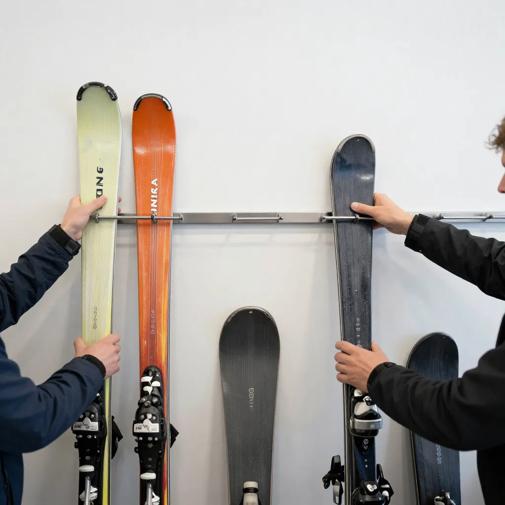 Sled storage bracket system